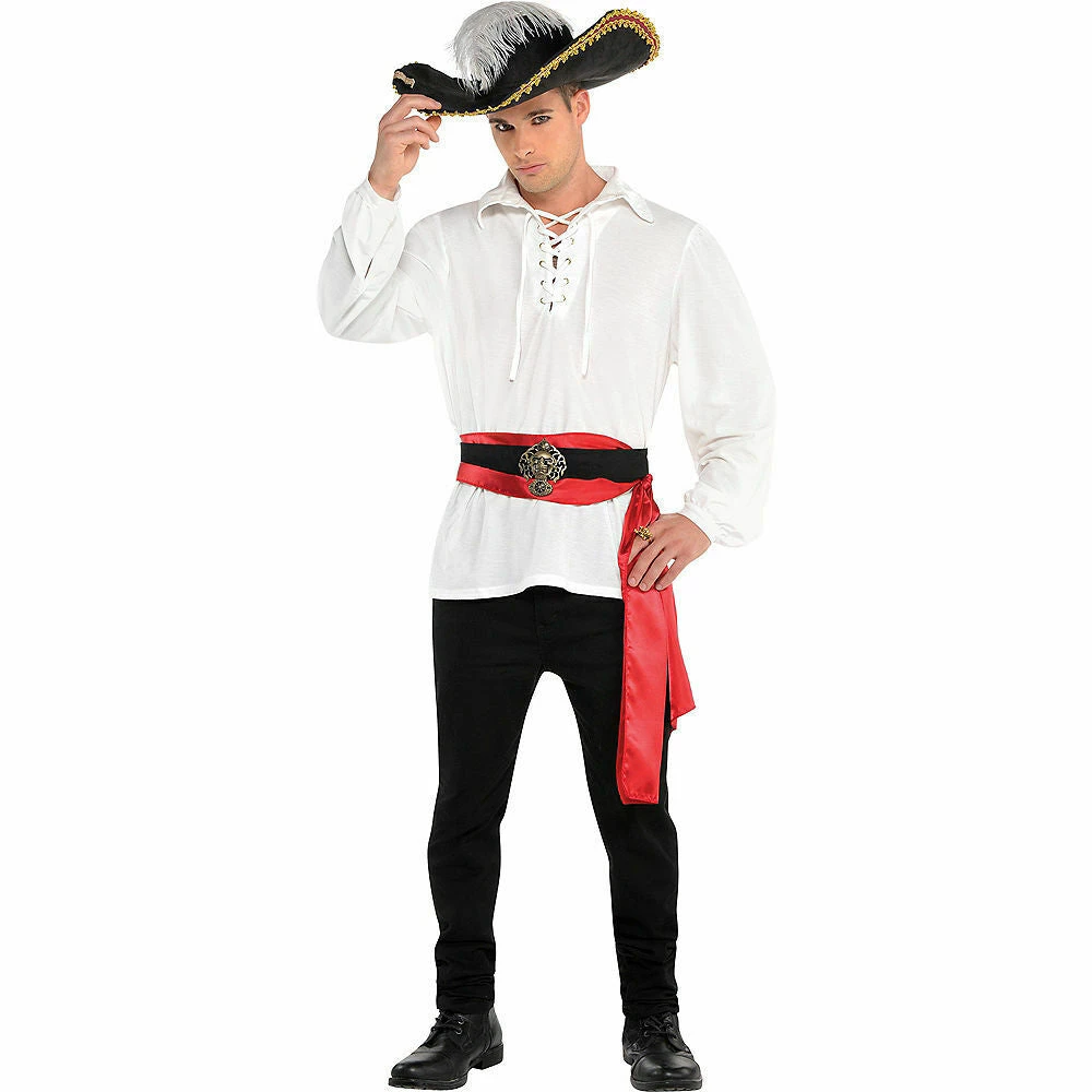 Balloon Agencies Ivory Lace Up Pirate Shirt Mens Costume Colonial Detail Costumes 2 Balloon Agencies Ivory Lace Up Pirate Shirt Mens Costume Colonial Detail Costumes