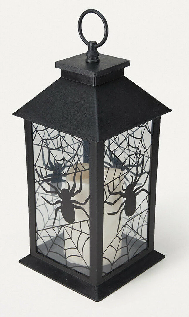 Kmart Spooky LED Light Up Candle Spider Lantern Table Lamp 34cm Halloween Decoration 2 Kmart Spooky LED Light Up Candle Spider Lantern Table Lamp 34cm Halloween Decoration