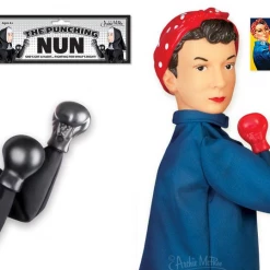 Williamvalentine Archie McPhee The Punching Nun Rosie The Riveter Punching Puppet
