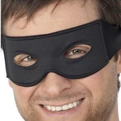Aussie Toys Lone Ranger Bandit Zorro Black Masquerade Eye Mask Costume Accessory