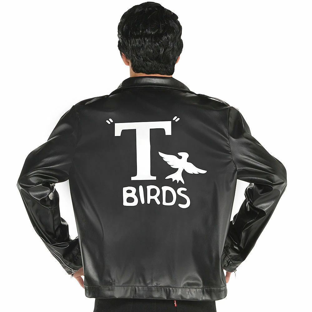 Balloon Agencies Costumes T-Birds Grease Men's Leather Jacket 2 Balloon Agencies Costumes T-Birds Grease Men's Leather Jacket