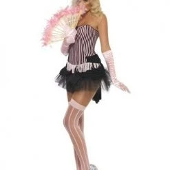 Smiffys Fever Fringe Stripe Burlesque Size Medium 12 – 14 Ladies Costume