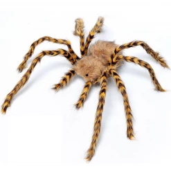 Unbranded 105cm Jumbo Scary Hairy Brown & Black Spider Halloween Decoration Prop Halloween Props/Decoration