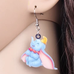 AliExpress Fashion Jewelry Disney Dumbo The Elephant Earrings For Pierced Ears Creative Jewellery