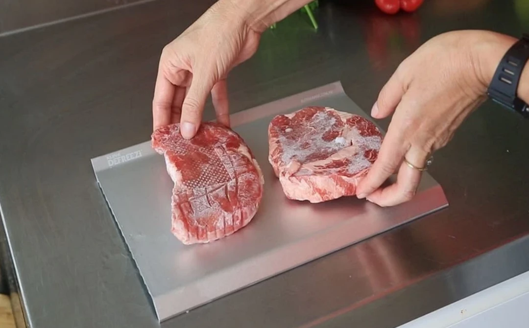 Kleva Meat Defrosting Tray Thaw Meat Up To 5X FASTER Defrost Any Frozen Food Home & Garden 10 Kleva Meat Defrosting Tray Thaw Meat Up To 5X FASTER Defrost Any Frozen Food Home & Garden