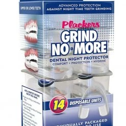 Plackers Grind No More Dental Night Mouth Guard Protector For Bruxism Grind Health & Beauty