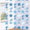 Balloon Agencies 1st Birthday Boy Blue Hanging Number 1 String Party Decorations Pack Of 6