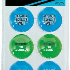 Balloon Agencies Pack Of 6 Table Tennis Beer Ping Pong Balls Drinking Games Neon Funny Messages