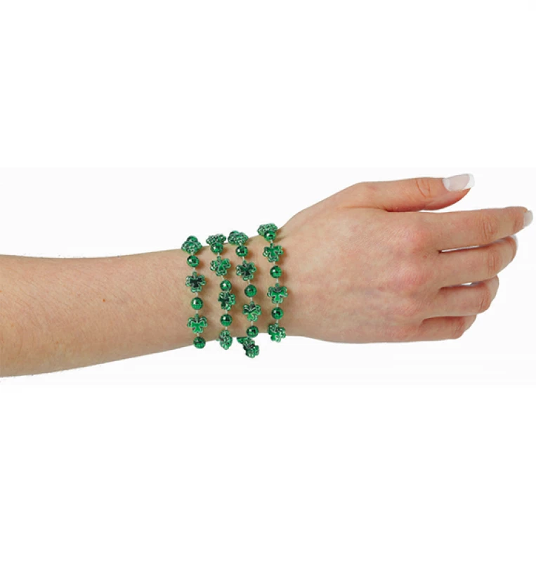 Balloon Agencies St Patrick's Day Green Beads Shamrock Irish Chain Necklace Bracelet Costume Accessories 5 Balloon Agencies St Patrick's Day Green Beads Shamrock Irish Chain Necklace Bracelet Costume Accessories