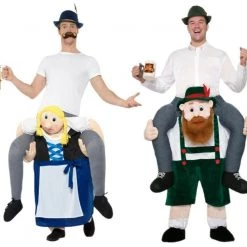 Rubie's Bavarian Beer Maiden Beer Buddy Piggyback Funny Oktoberfest Mens Costume