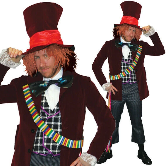 Sweidas Alice In Wonderland Superior Mad As A Hatter Mens Costume Kit Mad Hatter 1 Sweidas Alice In Wonderland Superior Mad As A Hatter Mens Costume Kit Mad Hatter