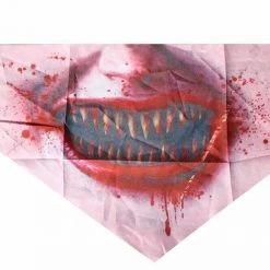 JD Party Horror Gory Fangs Teeth Mouth Bandana Neck Scarf Cycling Motorbike Costume Accessory