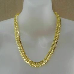 Unbranded Gold Chunky Pimp Necklace Chain Rapper Hip Hop Bling 90s 80s Costume Costume Accessories 9 Unbranded Gold Chunky Pimp Necklace Chain Rapper Hip Hop Bling 90s 80s Costume Costume Accessories