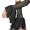 Rubie's Costume Accessories Grim Witch Gauntlets Black Halloween Ladies Costume Accessory
