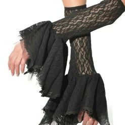 Rubie's Costume Accessories Grim Witch Gauntlets Black Halloween Ladies Costume Accessory