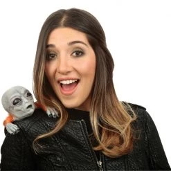 Morris Halloween Costumes Alien Zombie Devil Pumpkin Cat Bat Shoulder Buddy Halloween Costume Accessory