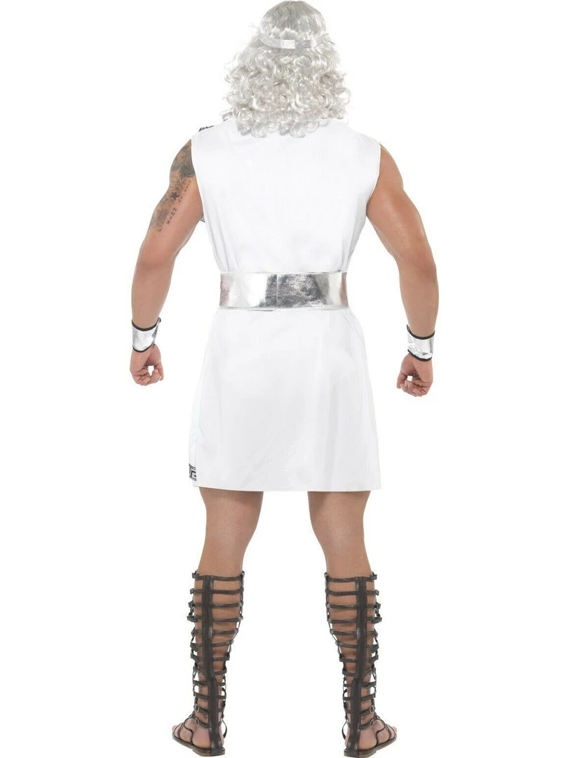 Smiffys Greek God Zeus Long Grey Wavy Wig And Beard Accessory And Mens Costume Men's Costume 5 Smiffys Greek God Zeus Long Grey Wavy Wig And Beard Accessory And Mens Costume Men's Costume