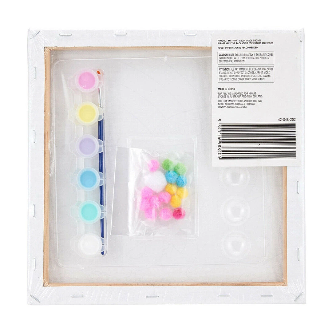 Kmart Home & Garden Easter Wooden Canvas Set Arts & Crafts Kids Play Paint Set 3 Kmart Home & Garden Easter Wooden Canvas Set Arts & Crafts Kids Play Paint Set