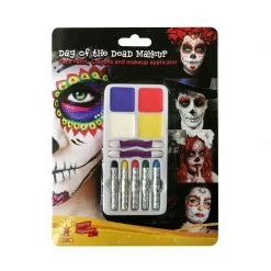 Rubie's Halloween Costumes Day Of The Dead Make Up Kit Halloween Costume Accessory