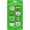 Amscan Party Supplies Green Pub St Patricks Day Irish Leprechaun Buttons Badges Assorted Party Fillers