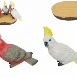 MALMAR 20cm Galah Cockatoo Parrot Australian Native Bird Parrot Shelf Sitter Ornament Home & Garden