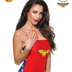 Rubies Licensed Wonder Woman Costume Cape Boots Gauntlets Light Up Lasso Tiara