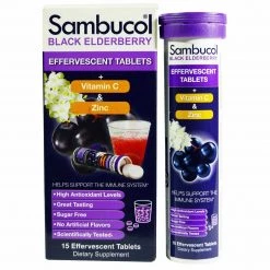IHerb Sambucol Black Elderberry 15 Effervescent Tablets Supports The Immune System