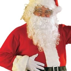 Rubie's Christmas Santa Claus Crimson Plush Suit Regency Classic Mens Costume Christmas Adult Costumes