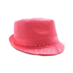 JD Party Costume Accessories FEDORA Trilby Hat Cap Glitter Sequin Sequinned Dance Party Costume MJ Jazz Hats