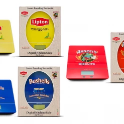 Unbranded Home & Garden Digital Kitchen Scale 5kg Arnotts Bushells LiptonTea Logo Printed Tempered Glass