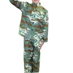 Sweidas Costumes Military Soldier Unisex Book Week Career Day Tween Size Costume