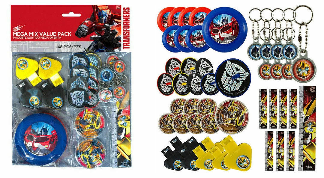 Balloon Agencies Licensed Transformers 48pc Party Favours Mega Value Pack Loot Bags Party Supplies 1 Balloon Agencies Licensed Transformers 48pc Party Favours Mega Value Pack Loot Bags Party Supplies