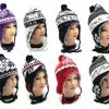 JD Party Costume Accessories Fashionable Beanie Hat With Strings Assorted Designs Ladies Knitted Beanie
