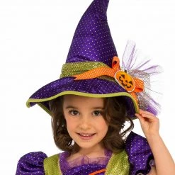 Rubie's Halloween Costumes Rainbow Colour Magic Pumpkin Radiant Witch Halloween Girls Costume