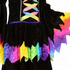 Rubie's Halloween Costumes Rainbow Colour Magic Pumpkin Radiant Witch Halloween Girls Costume