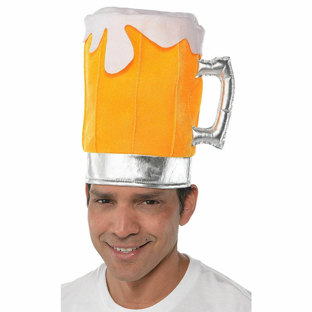 Balloon Agencies Costume Accessories Beer Mug Plush Adult Costume Hat 1 Balloon Agencies Costume Accessories Beer Mug Plush Adult Costume Hat
