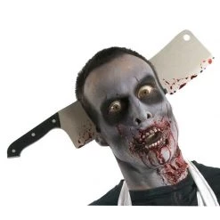 Rubie's Zombie Kitchen Knife Cleaver Through Head Headband Halloween Costume Accessory Halloween Costumes