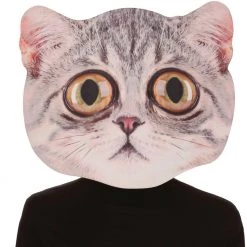 Morris Big Eyed Cat Large Size Adult Halloween Mask Costume Accessory Costume Accessories