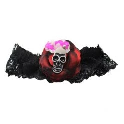 Unbranded Day Of The Dead Skull & Rose Leg Garter Halloween Costume Accessory Halloween Costumes