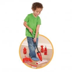 ATD Casdon Toy Henry Hetty Floor Cleaning Set Deluxe Toy Cleaning Trolley