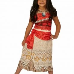 Rubies Deerfield Disney Princess Moana Girls Costume And Wig Costumes