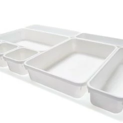 Kmart Home & Garden 8 Piece Desk Drawer Stationery Organiser For Home Office Home Study