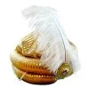 Sweidas Gold Prince Turban W/Feather & Beads Boys Costume Accessory