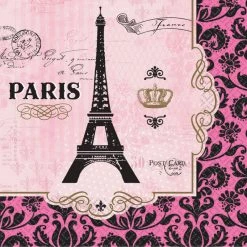 Balloon Agencies A Day In Paris Lunch Napkins 16ct Party Supplies