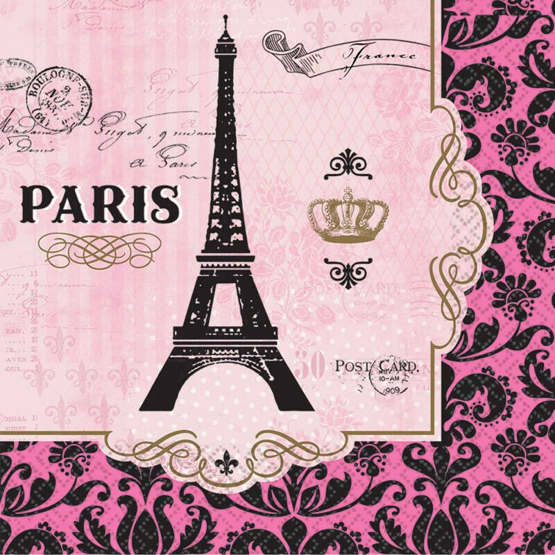 Balloon Agencies A Day In Paris Lunch Napkins 16ct Party Supplies 1 Balloon Agencies A Day In Paris Lunch Napkins 16ct Party Supplies
