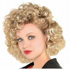Balloon Agencies Sexy Grease Sandy Last Scene Wig Blonde 50s 60s Disco Costume Accessory Wigs
