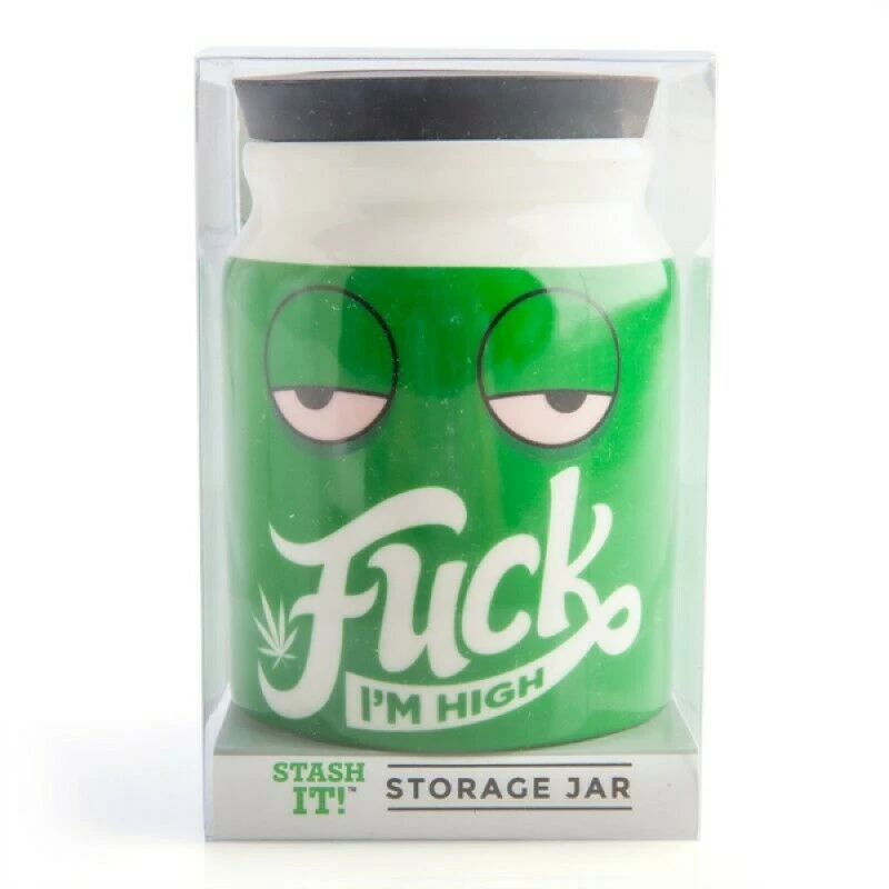 MDI Australia Stash It Herb Weed Cannabis Marijuana Storage Jar F*ck Im High Container Home & Garden 6 MDI Australia Stash It Herb Weed Cannabis Marijuana Storage Jar F*ck Im High Container Home & Garden