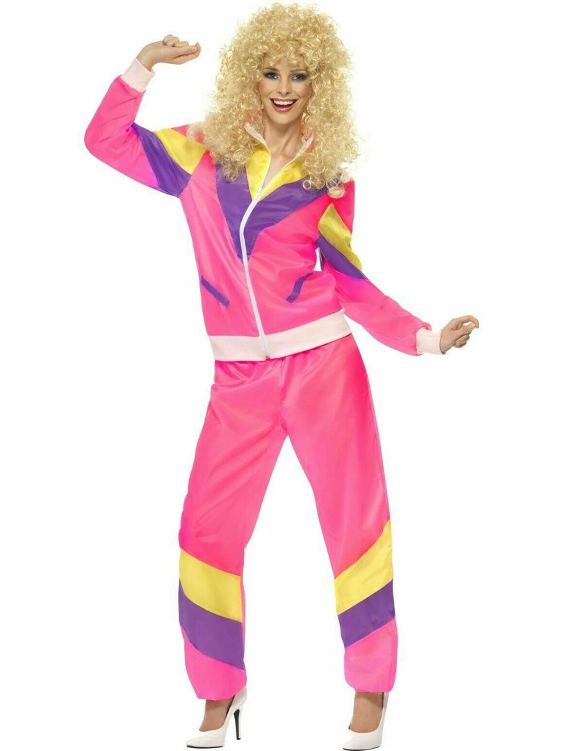 Smiffys Costumes Neon 90s 80s Height Of Fashion Shell Suit Tracksuit Mens Ladies Costume 7 Smiffys Costumes Neon 90s 80s Height Of Fashion Shell Suit Tracksuit Mens Ladies Costume