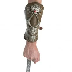 Morris Costumes Assassins Creed Ezios Bladed Gauntlet Weapon Adult Costume Accessory