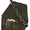Unbranded Halloween Props/Decoration Animated Moving Screaming Skeleton Chained In Coffin Halloween Decoration Prop